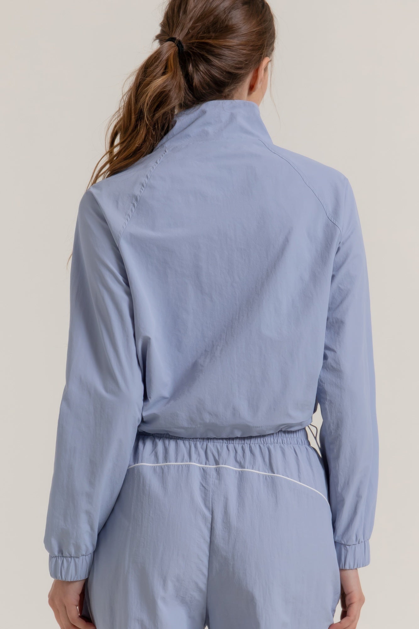 Long Slv Crop Activewear Anorak Jacket