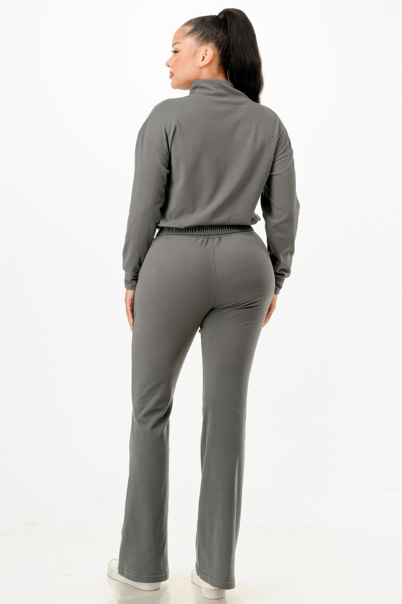 Soft Zipup Track Suit Set