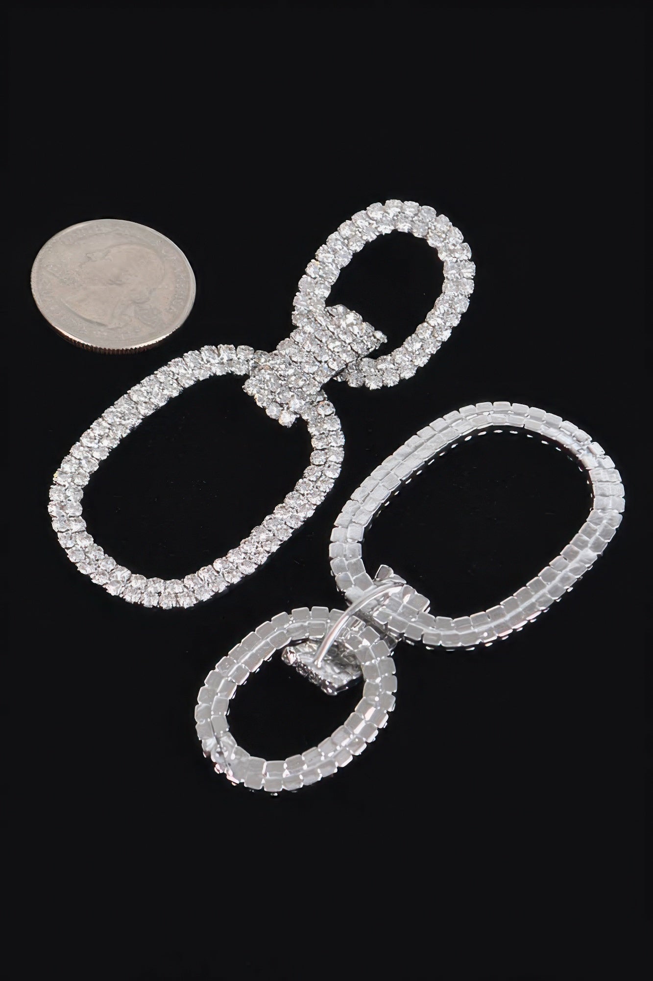 Rhinestone Daggle Earring