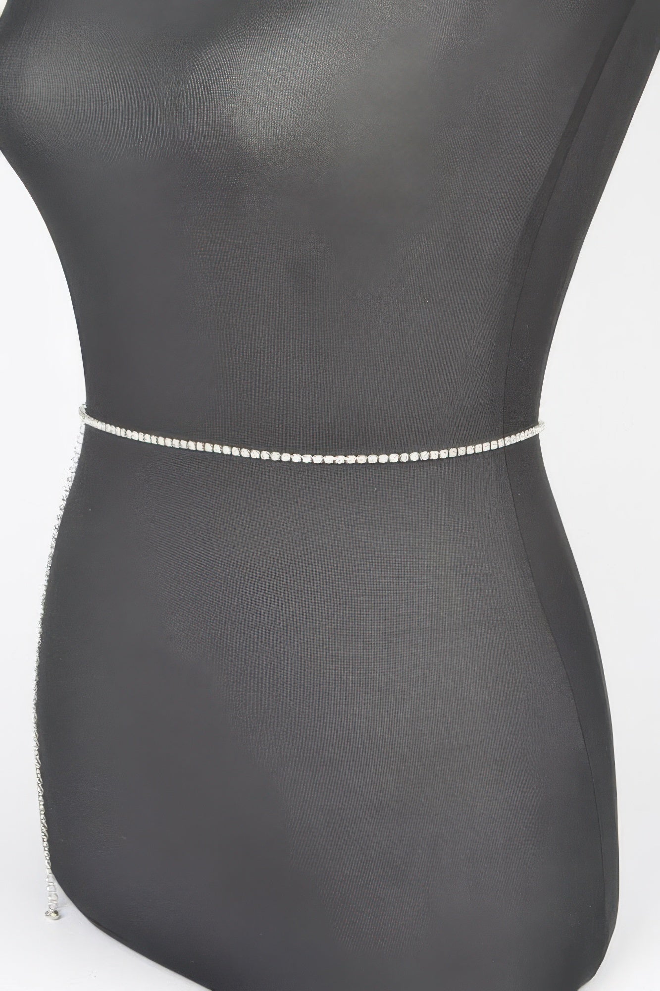 Rhinestone Plus Size Chain Belt