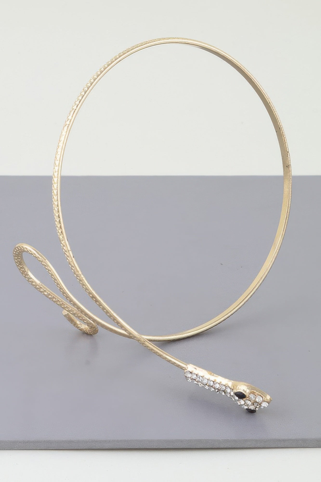 Jeweled Snake Arm Cuff