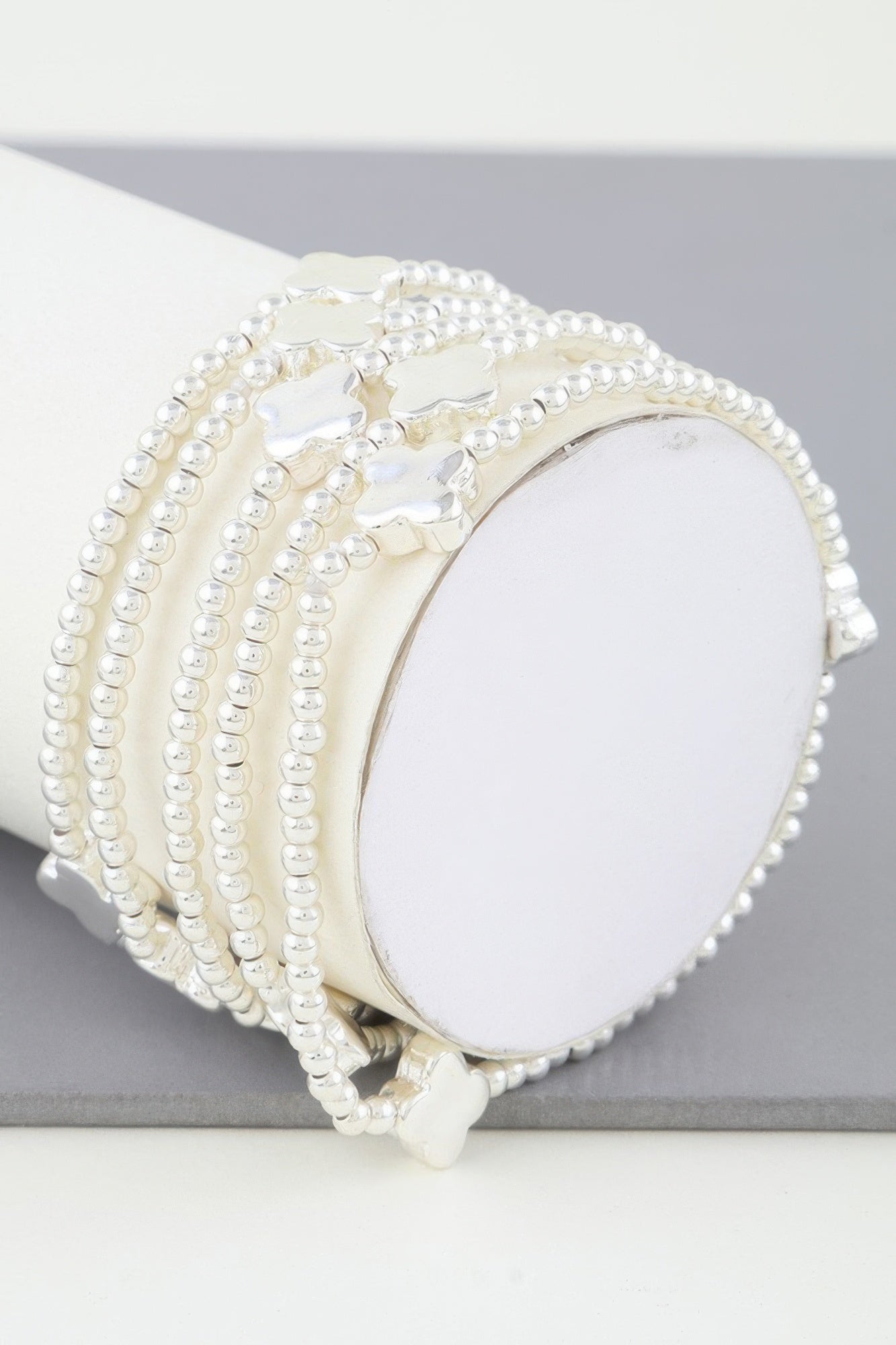 Multi Clover Beaded Bracelet