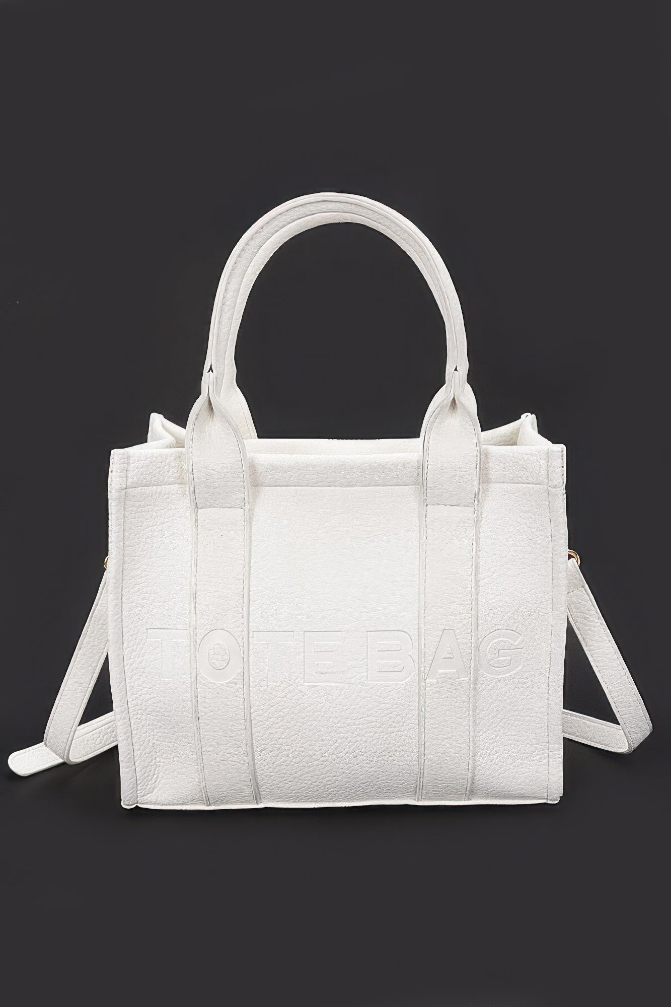 Faux Leather Tote Bag