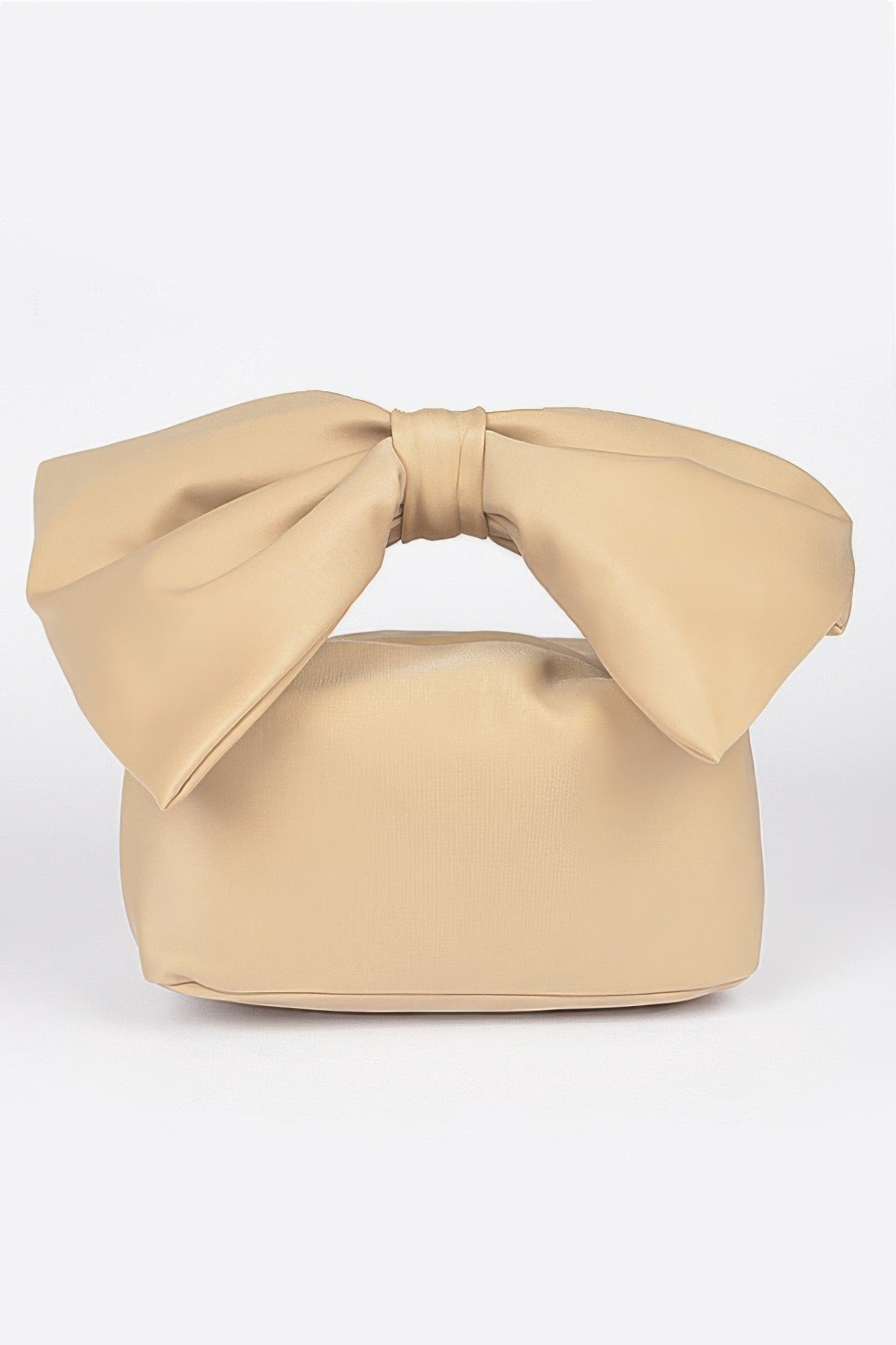 Nylon Bow Handle Women's Clutch Bag