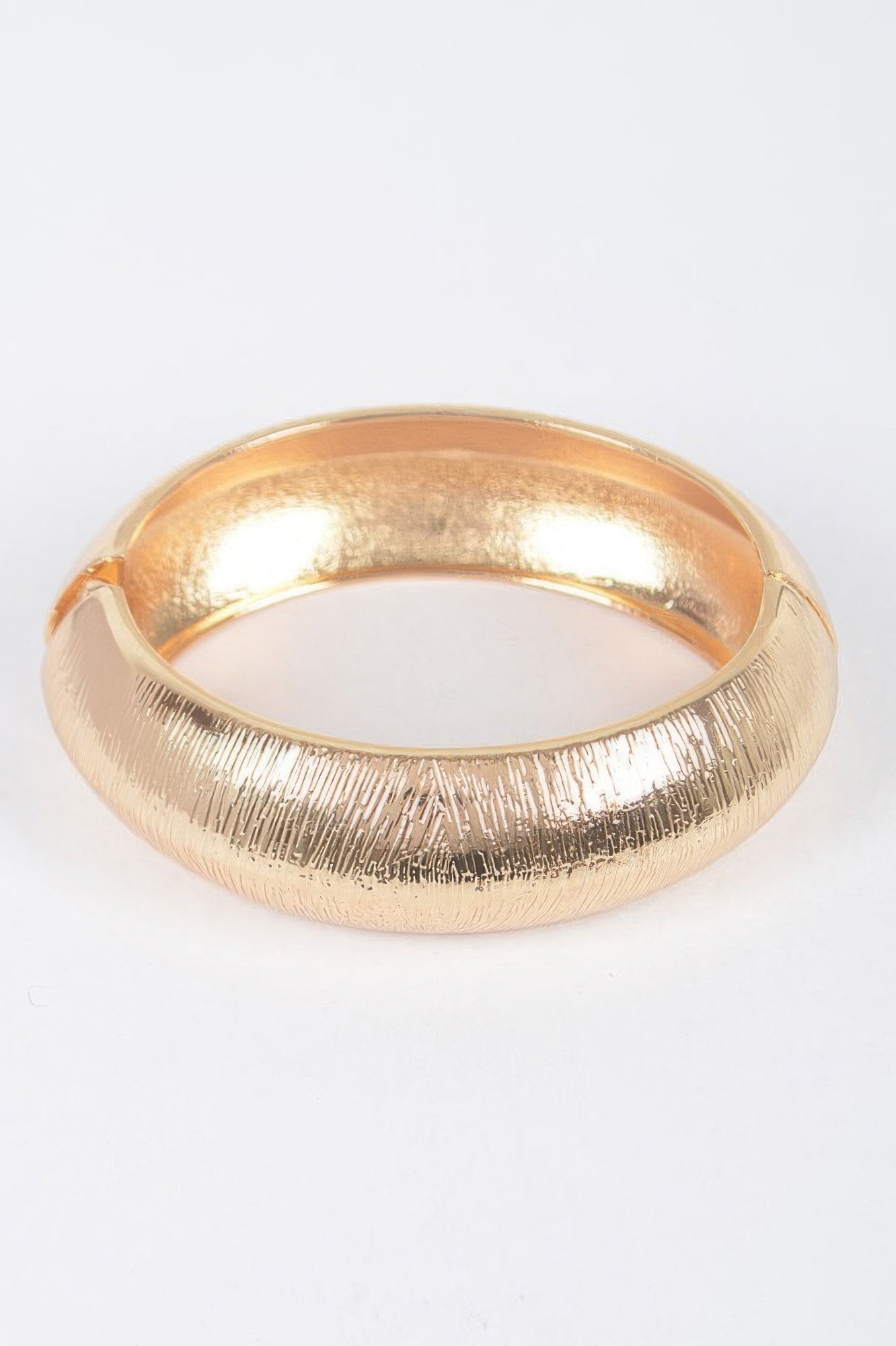 Two Pieces Set Wide Metal Bangle
