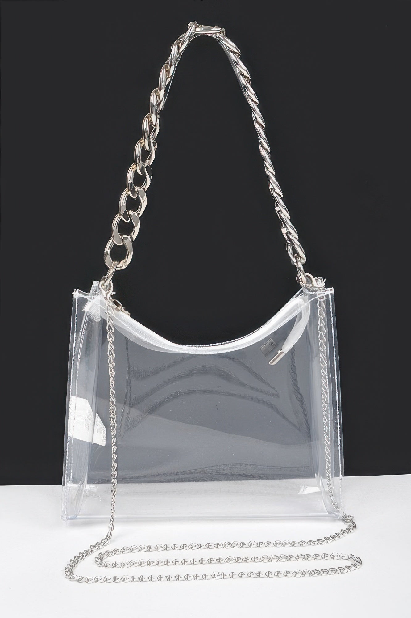 Transparent Big Chain Bag