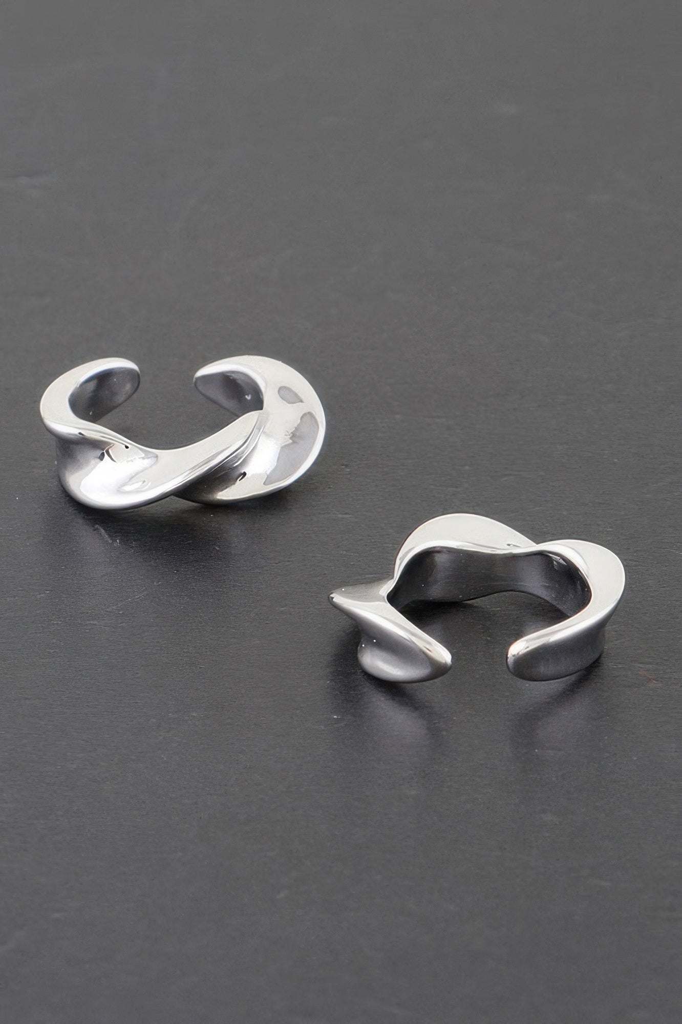 Twist Of Elegance Plated Earrings