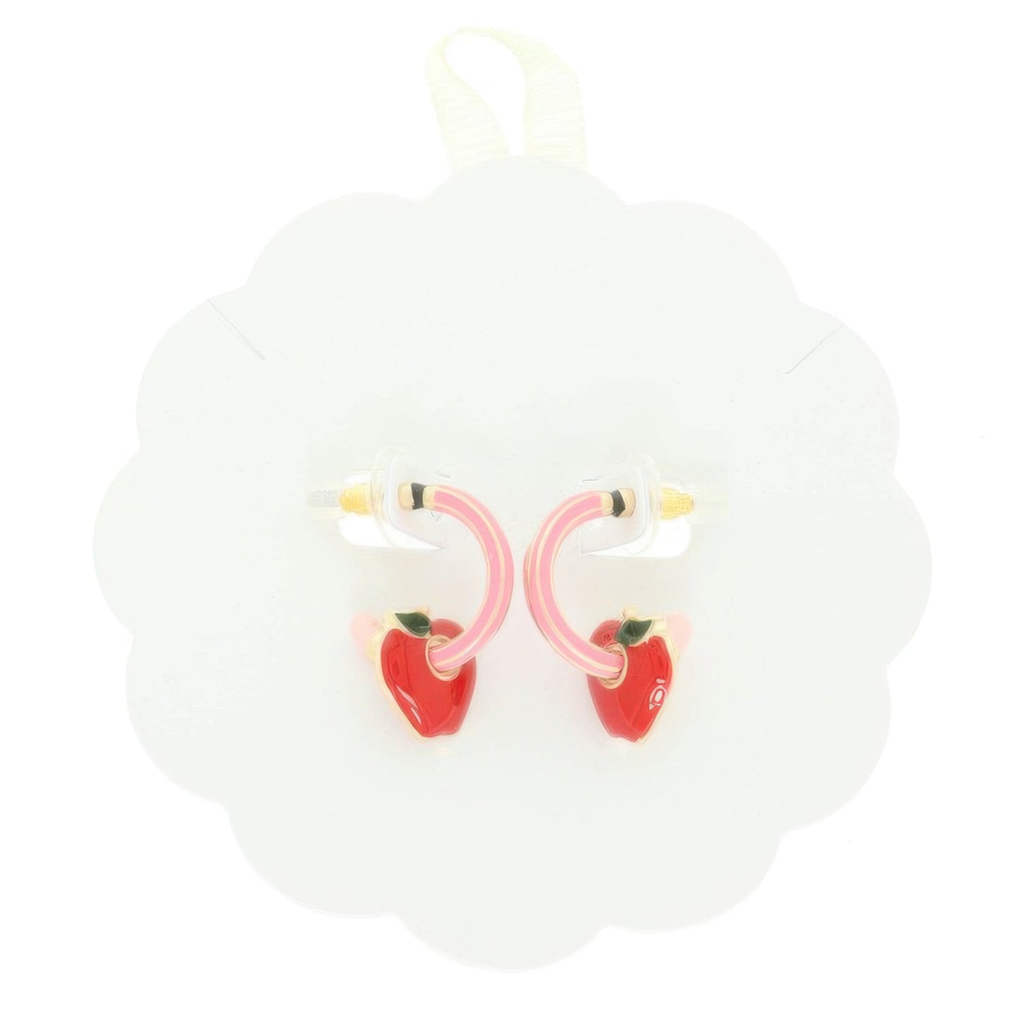 School Pencil Heart Cuff Earrings