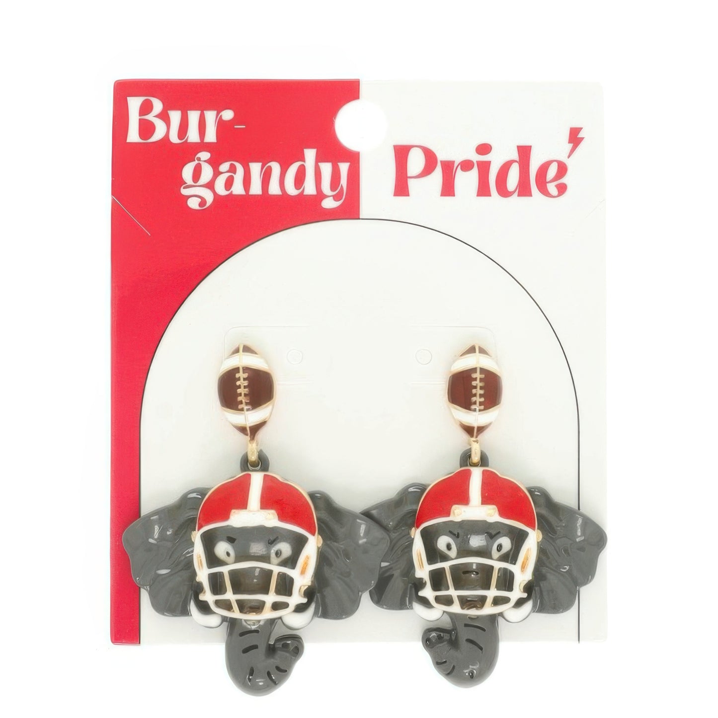 Gameday Elephant Mascot Earrings