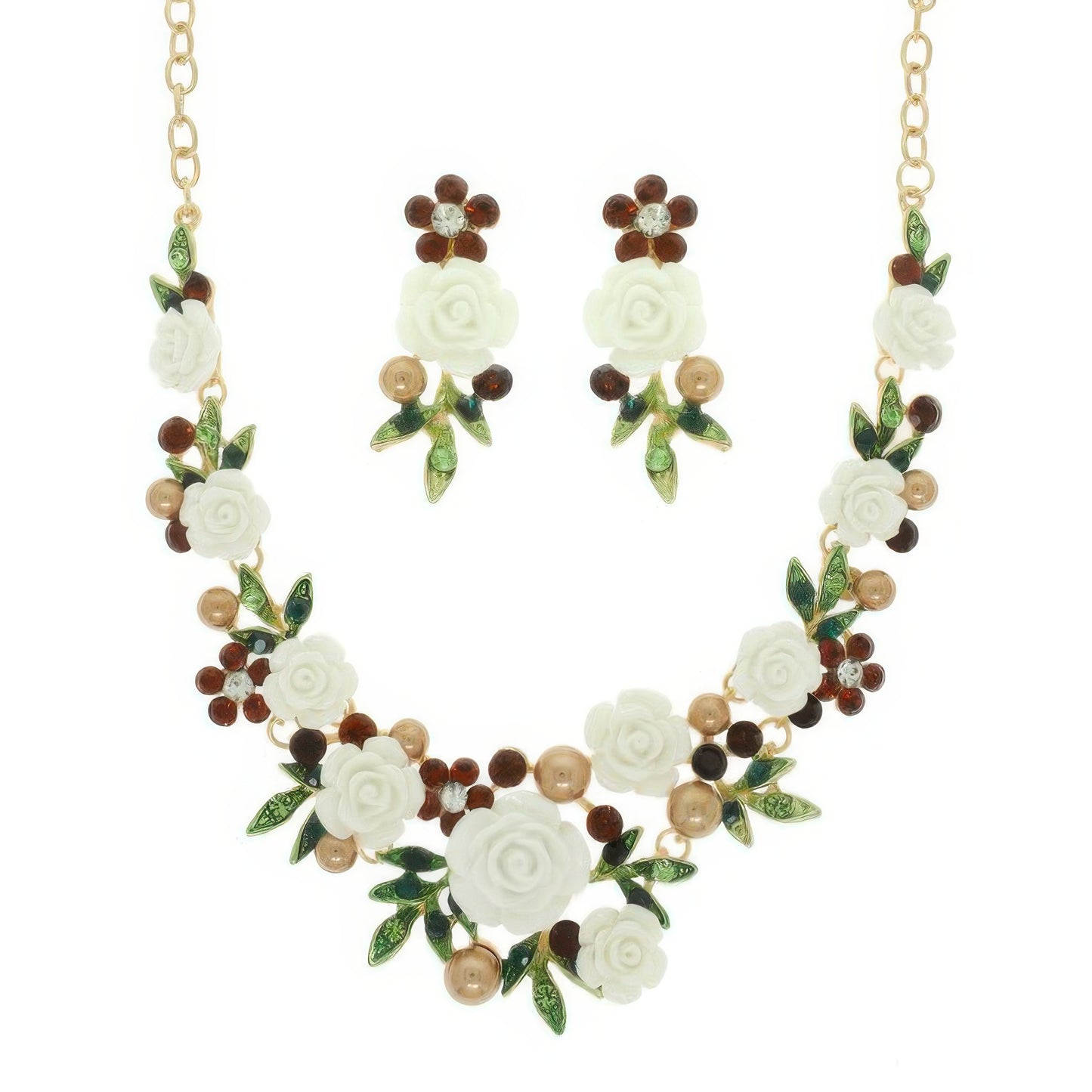 Festoon Theme Necklace Earring Set