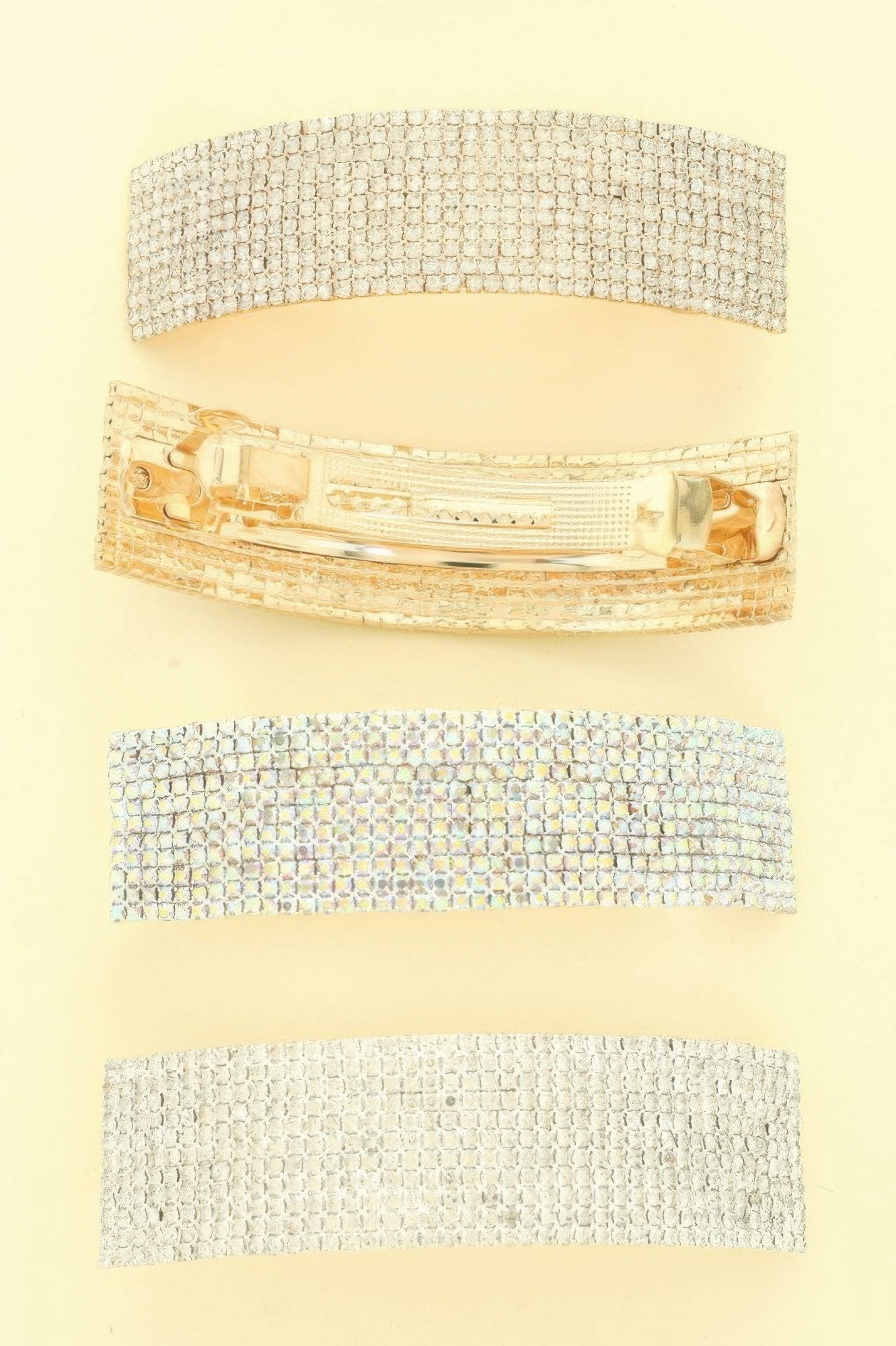 Rhinestone Embellished Hair Barrette Clip