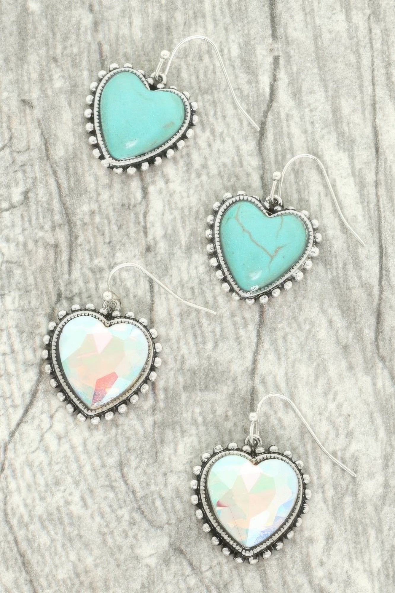 Western Heart Concho Earrings