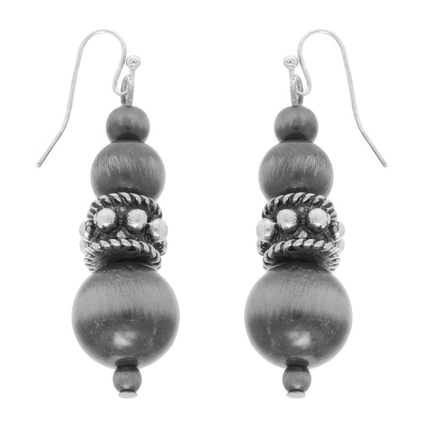 Western Jeweled Beaded Dangle Earrings