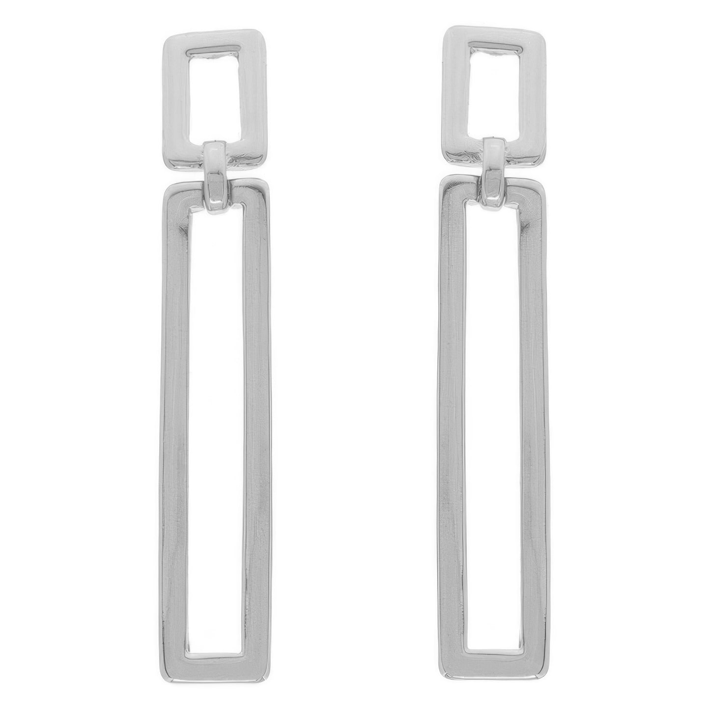 Rectangle Door Knocker Post Earrings