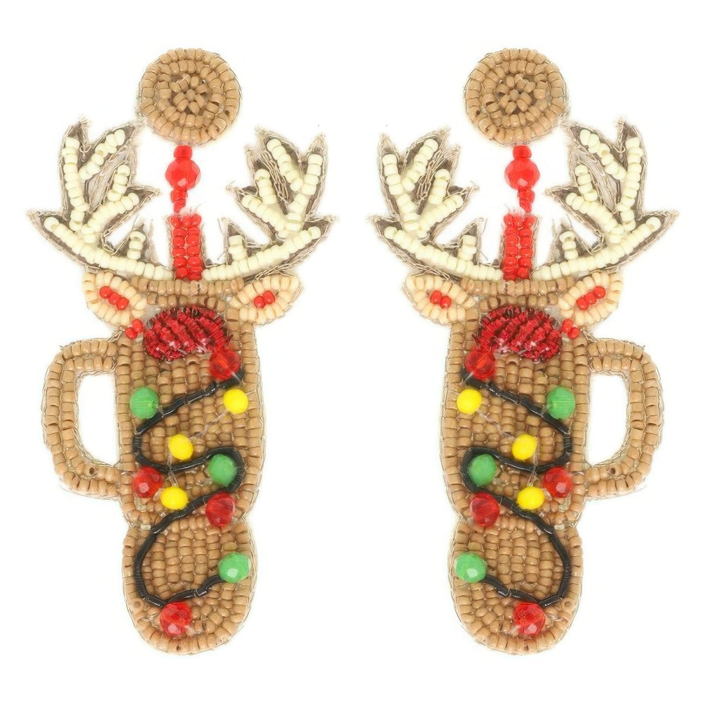 Christmas Rudolph's Cup Post Earrings