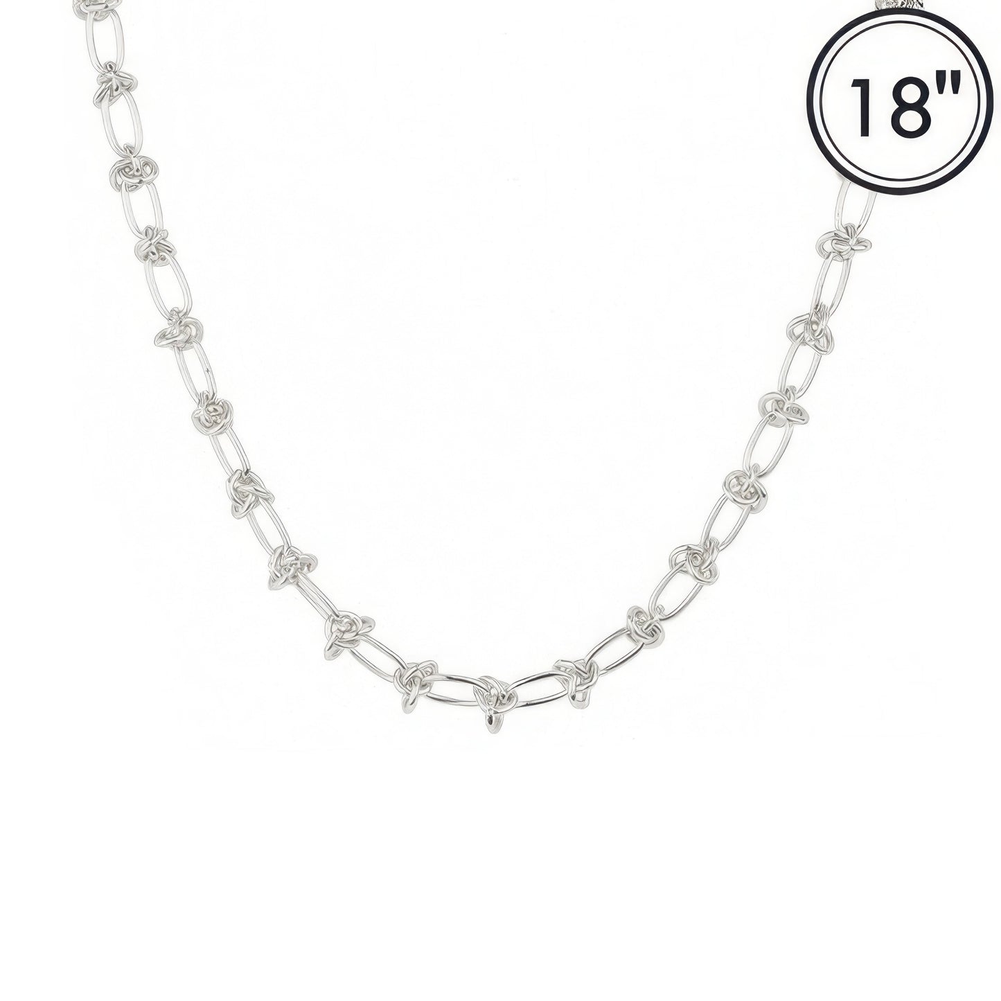 Borromean Knot Chain Necklace
