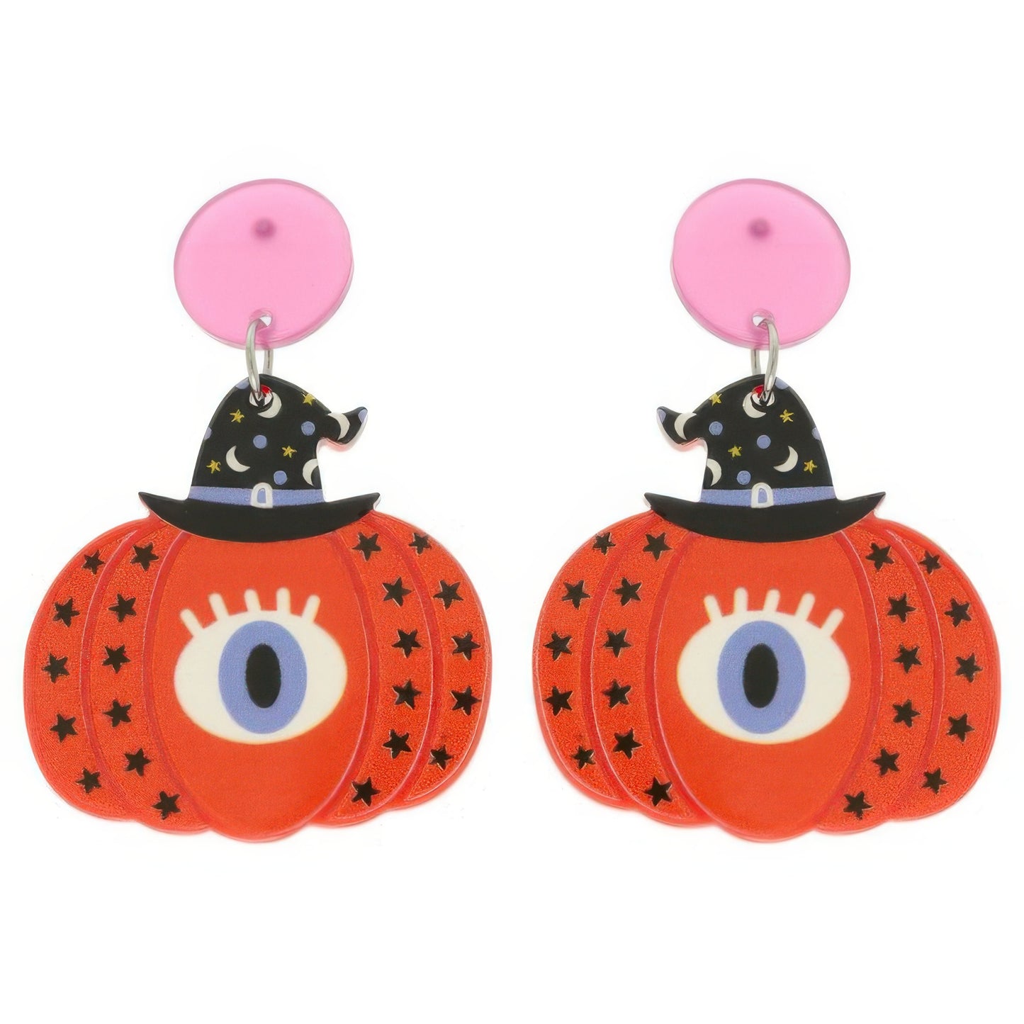 Halloween Bewitched Pumpkin Earrings