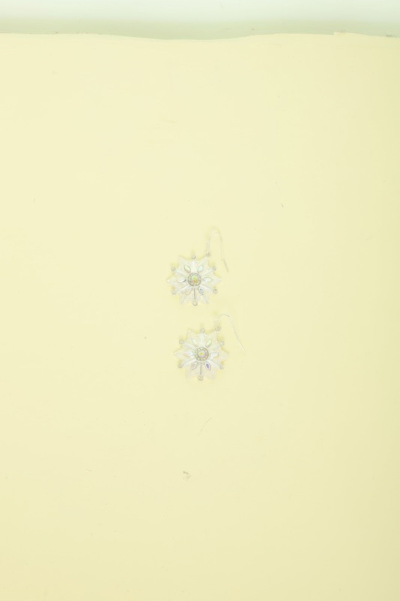 Christmas Snowflake Dangle Earrings