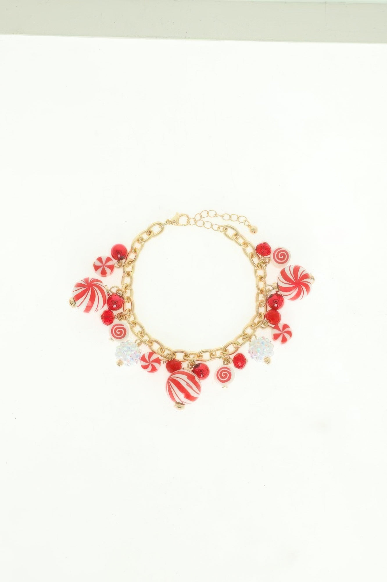 Christmas Theme Enamel Charm Bracelet