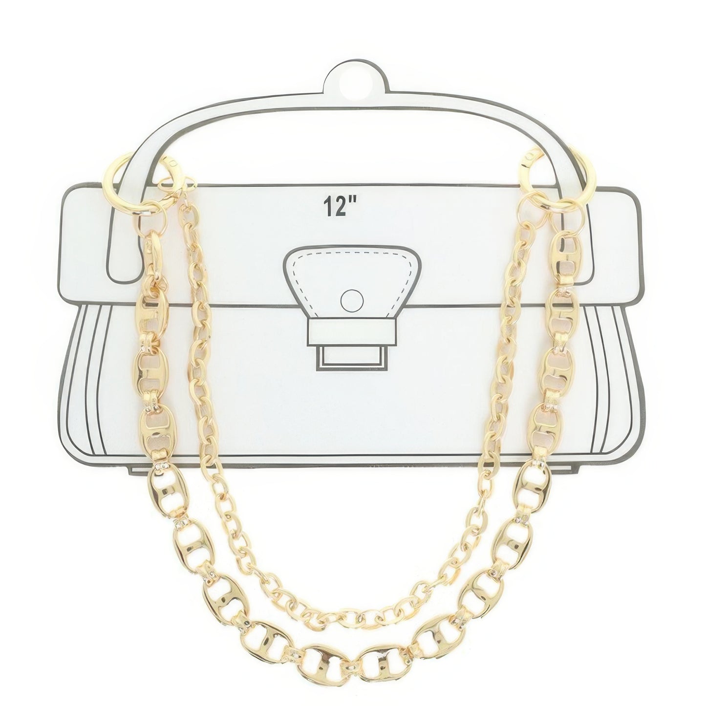Multi-strand Pop-top Bag Chain