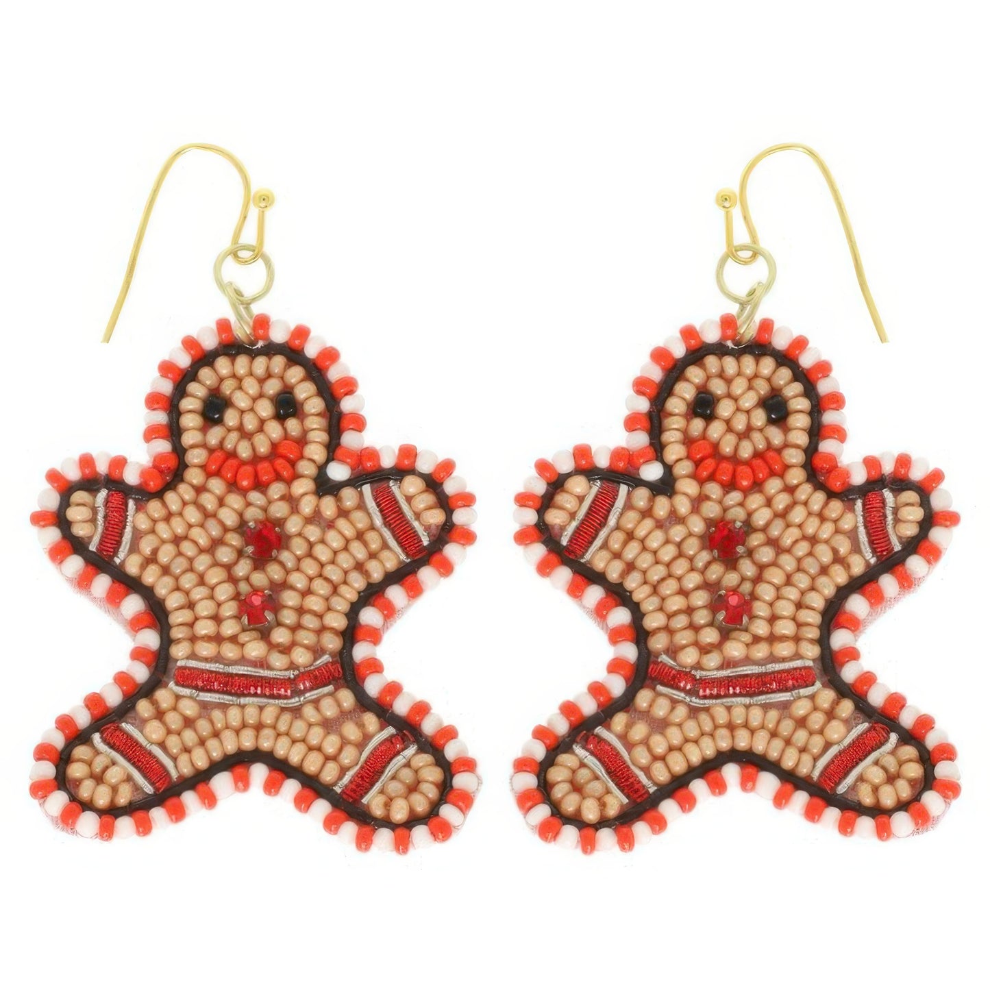 Christmas Gingerbread Man Earrings