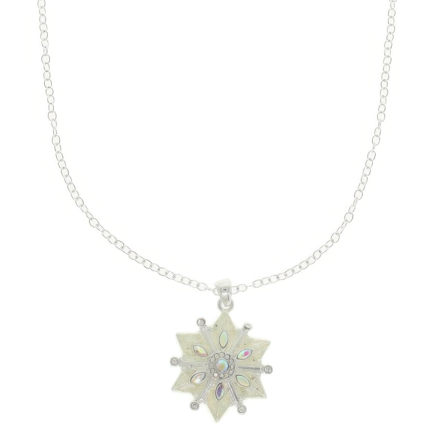 Christmas Snowflak Pendant Necklace
