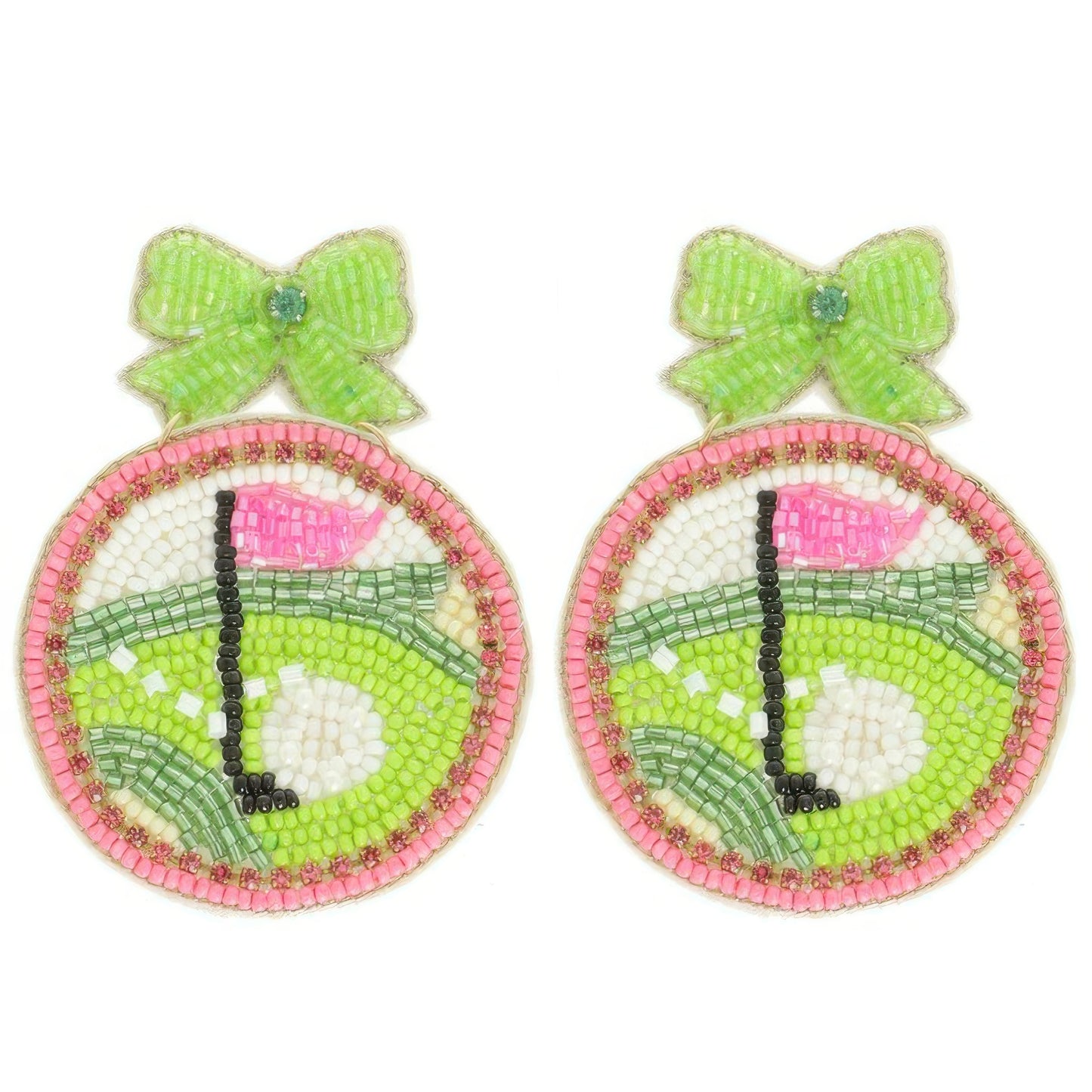 Gameday Golf Theme Post Earrings