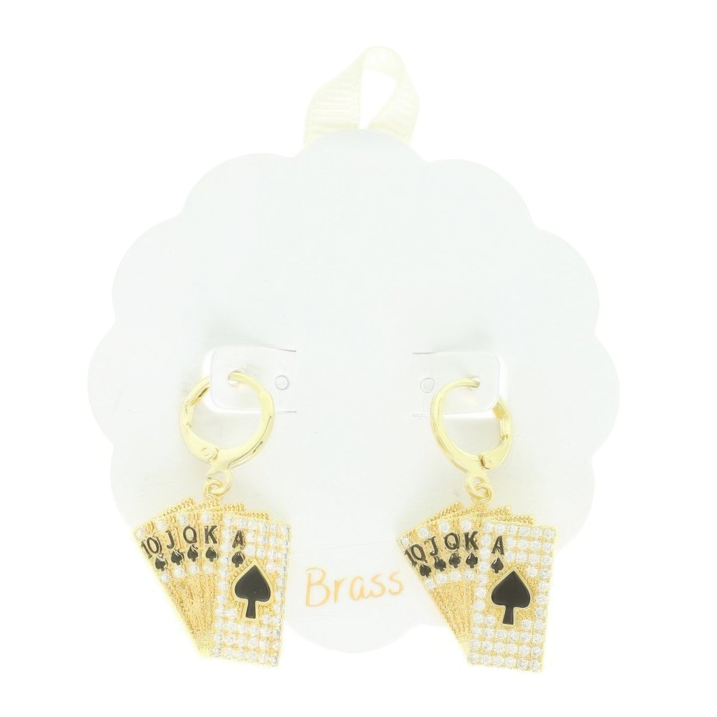 Playing Card Theme Dangle Earrings
