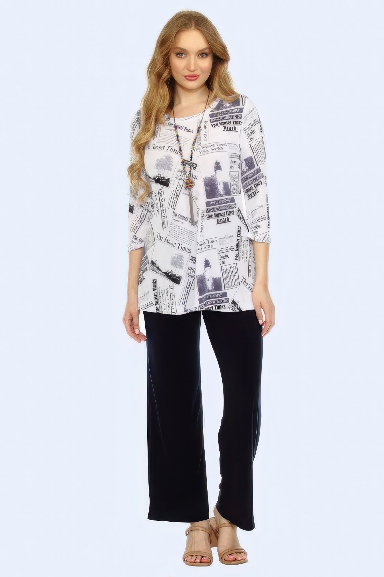 Bns Round Nk Band Tunic Top