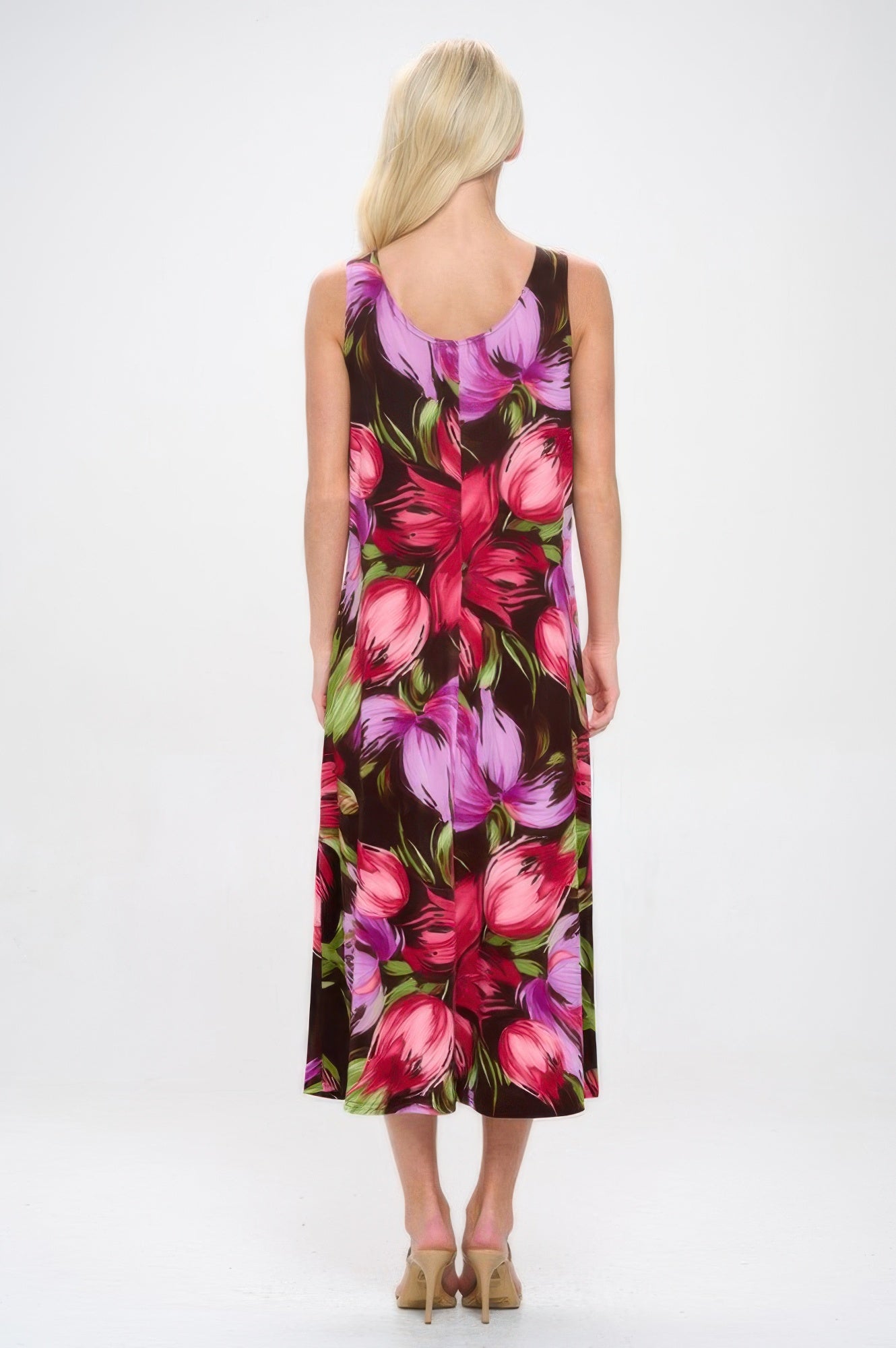 Print Bns Tank Long Dress