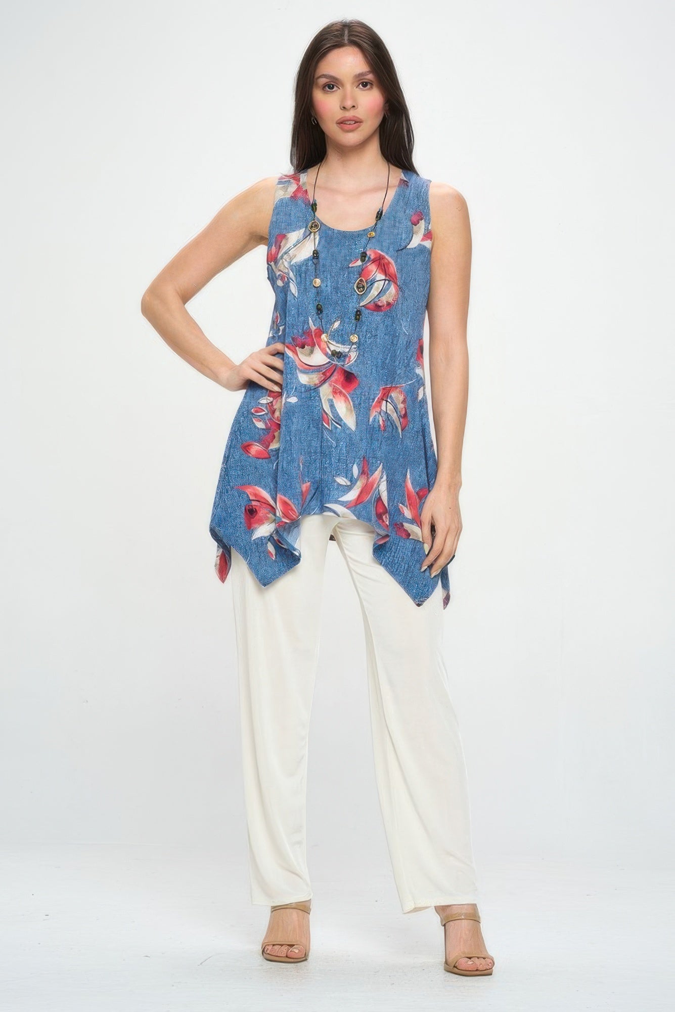 Hit Handkerchief Hem Tank