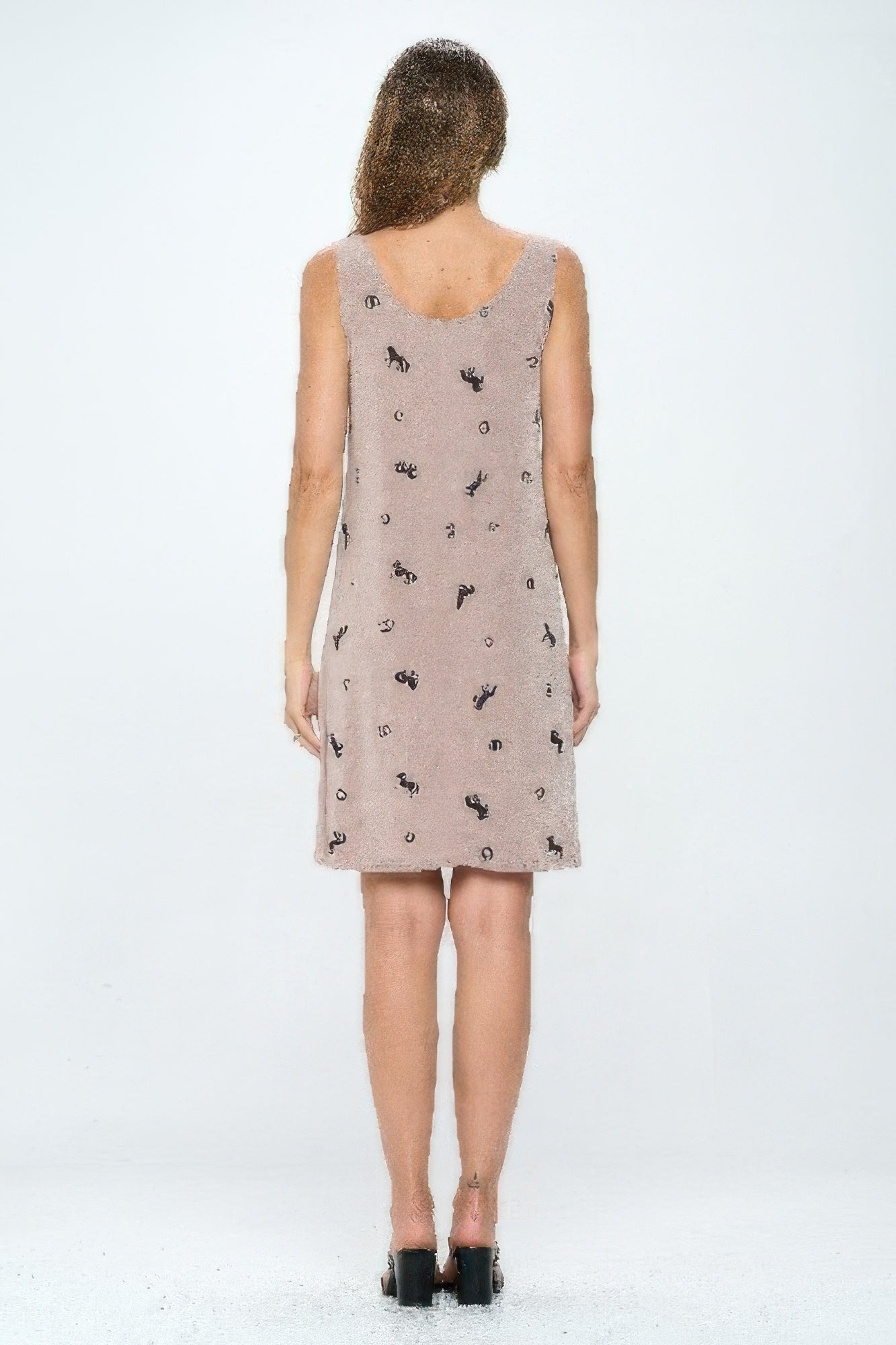 Print Short Tank Dress