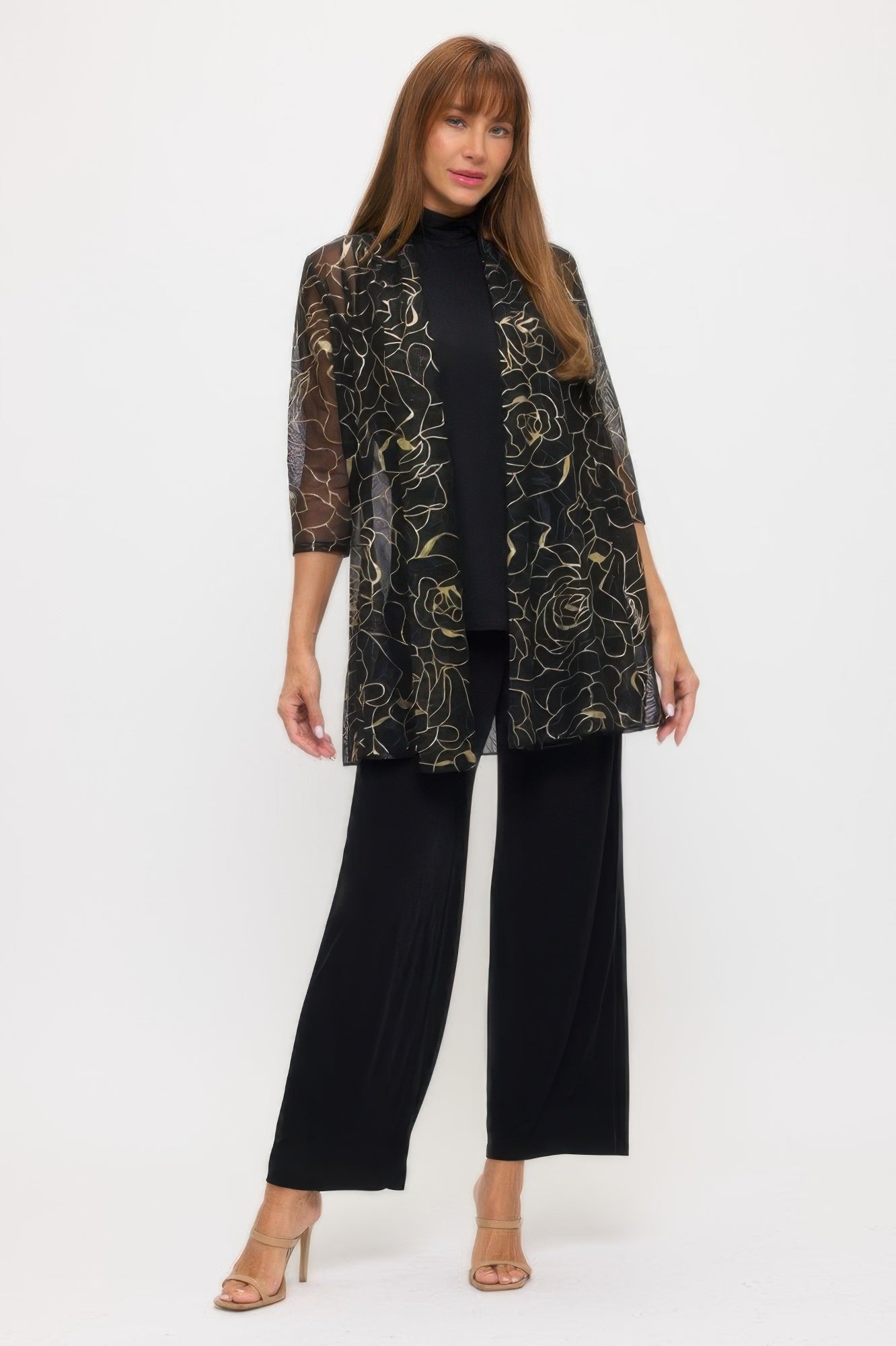 Mesh Foil Princess Jacket Qs