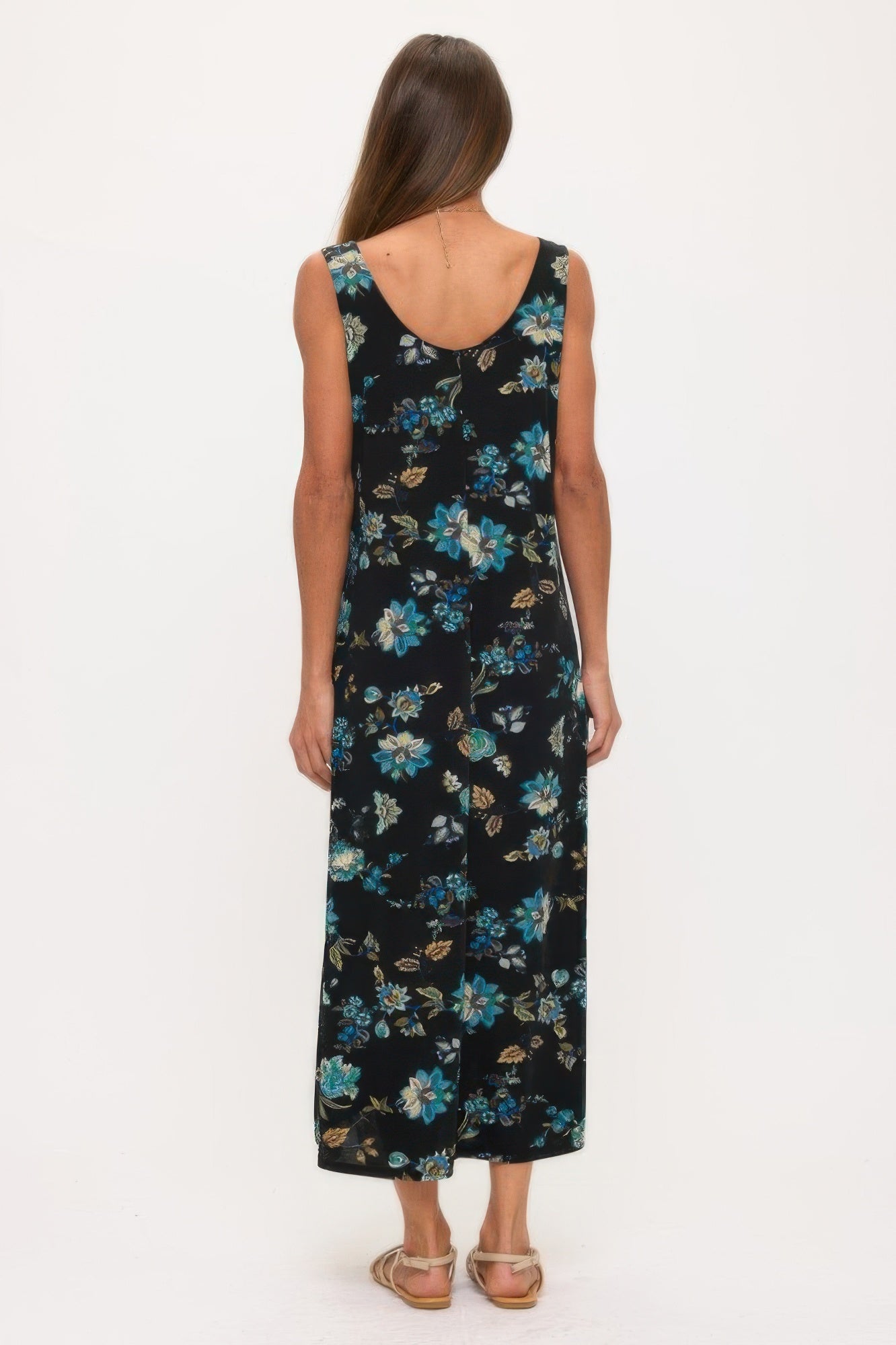 Print Bns Tank Long Dress