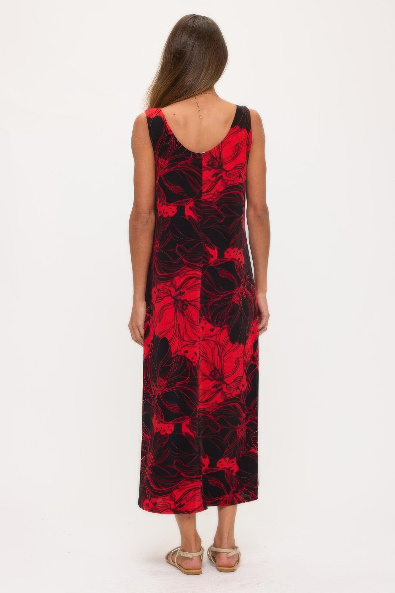 Print Bns Tank Long Dress