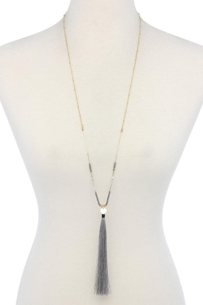 Tassel Pendant Necklace