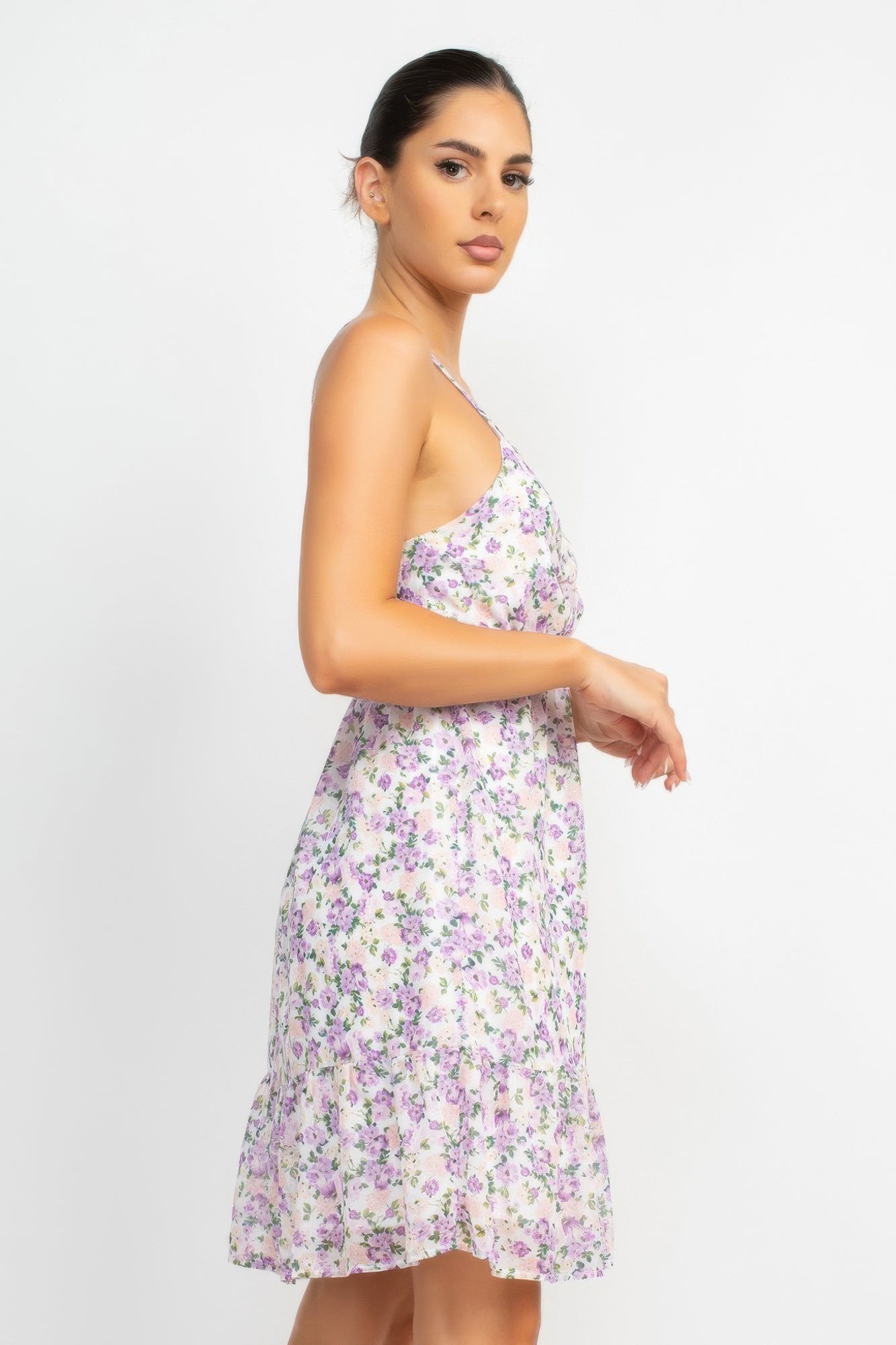 Double Strap Back Mini Dress