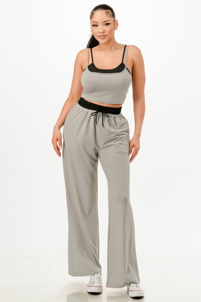 Tank Top And Sweatpant Set