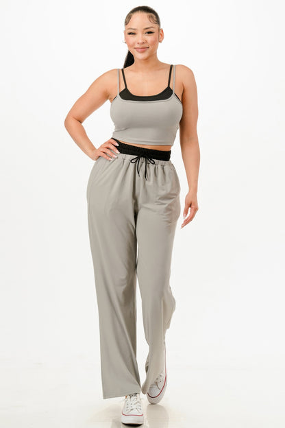 Tank Top And Sweatpant Set