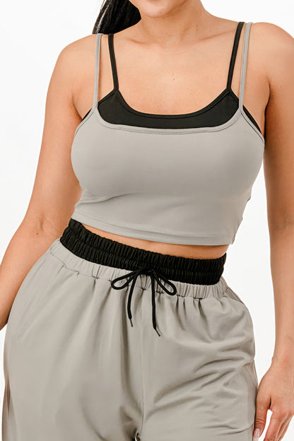 Tank Top And Sweatpant Set