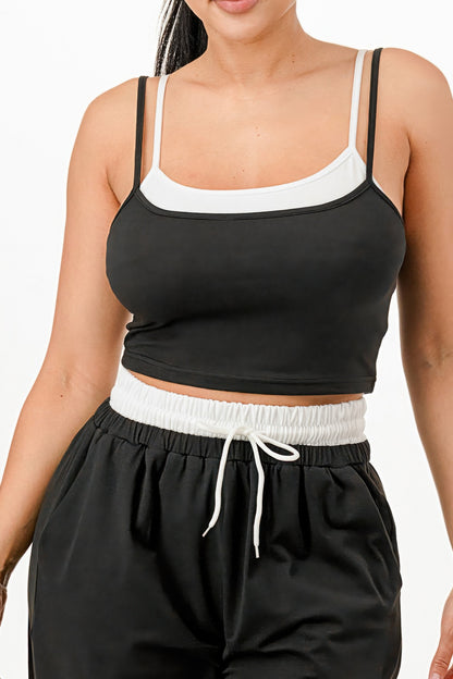 Tank Top And Sweatpant Set