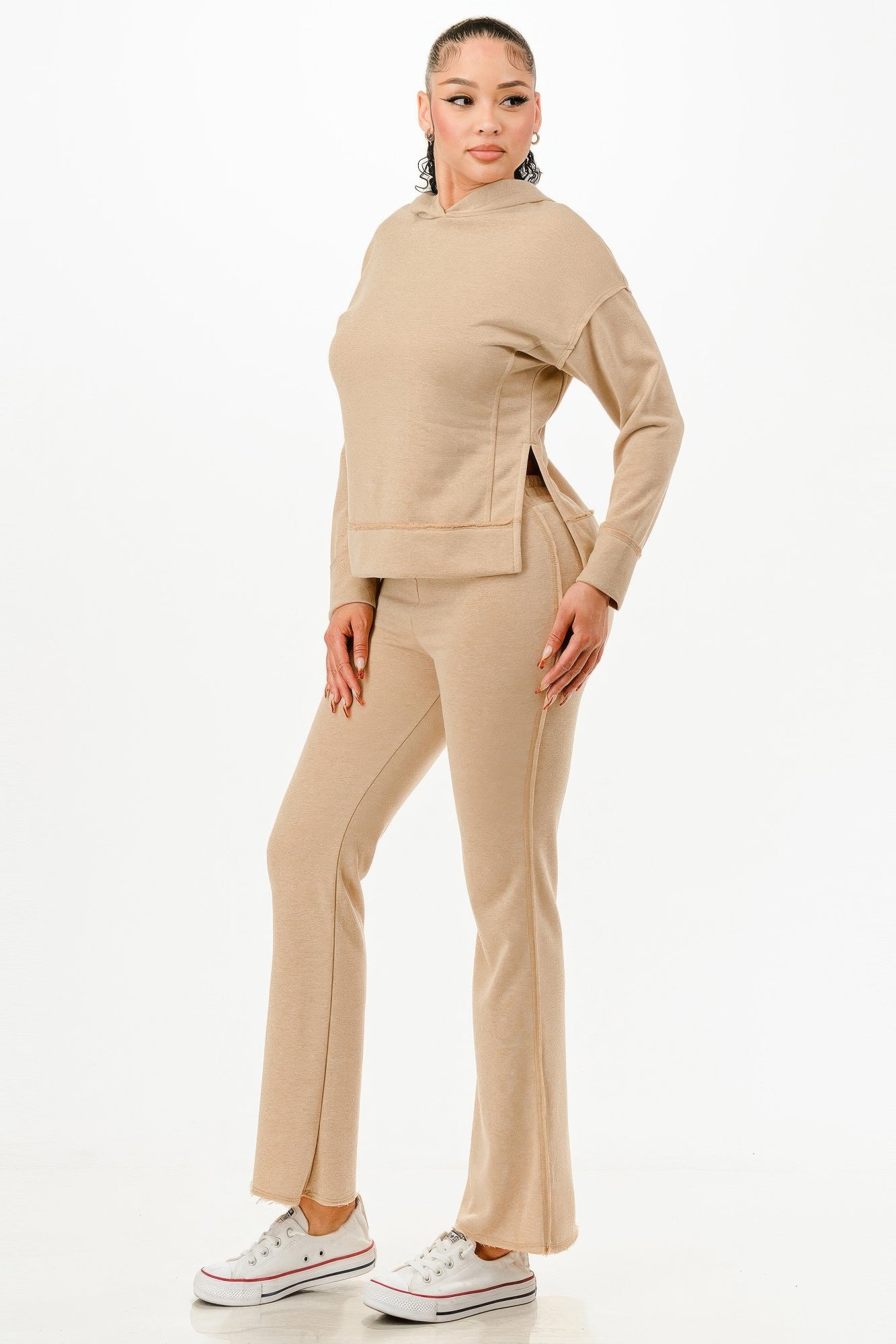 Washed Sweat Two-piece Set