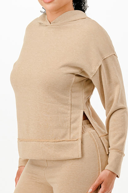 Washed Sweat Two-piece Set