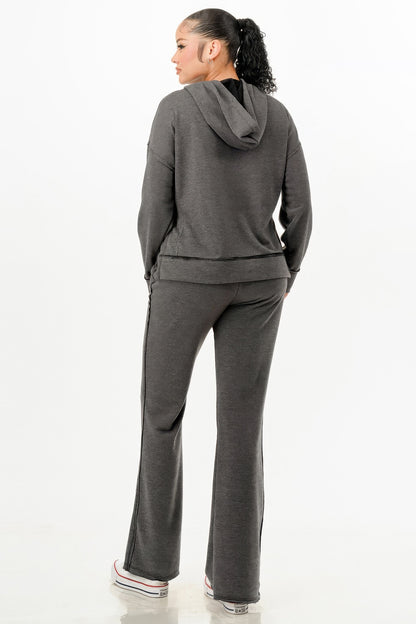 Washed Sweat Two-piece Set