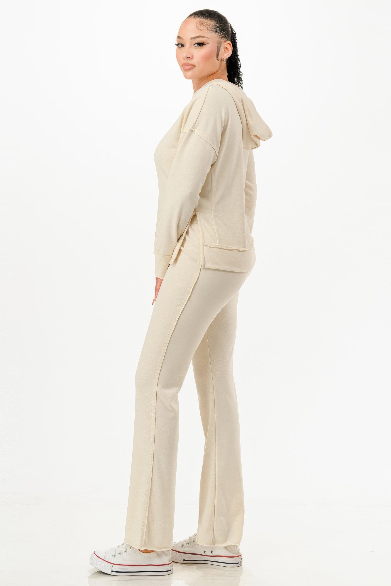 Washed Sweat Two-piece Set