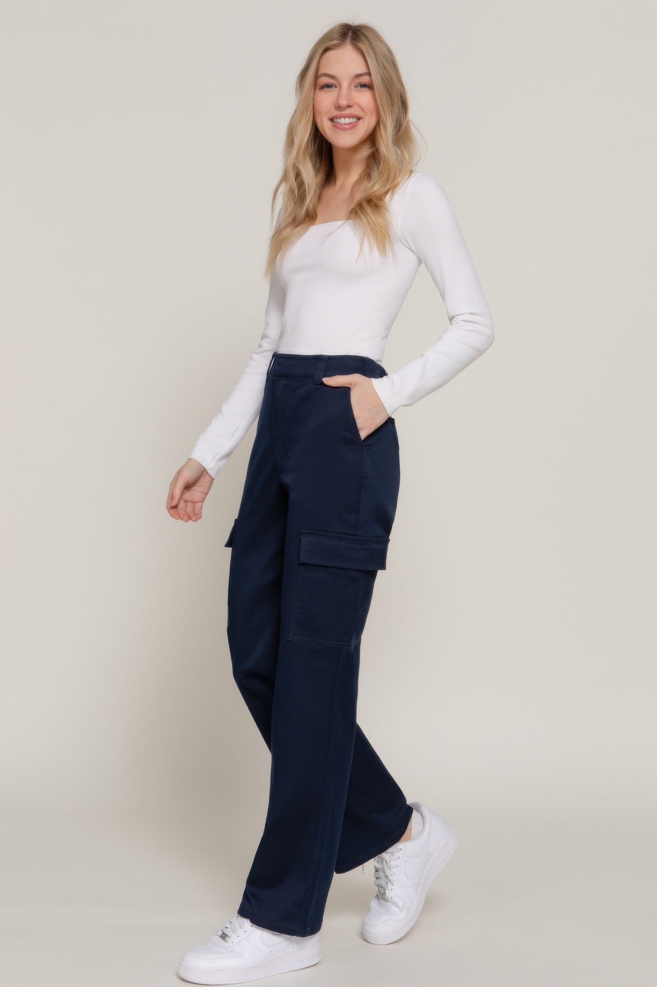 Straight Fit Long Pants        