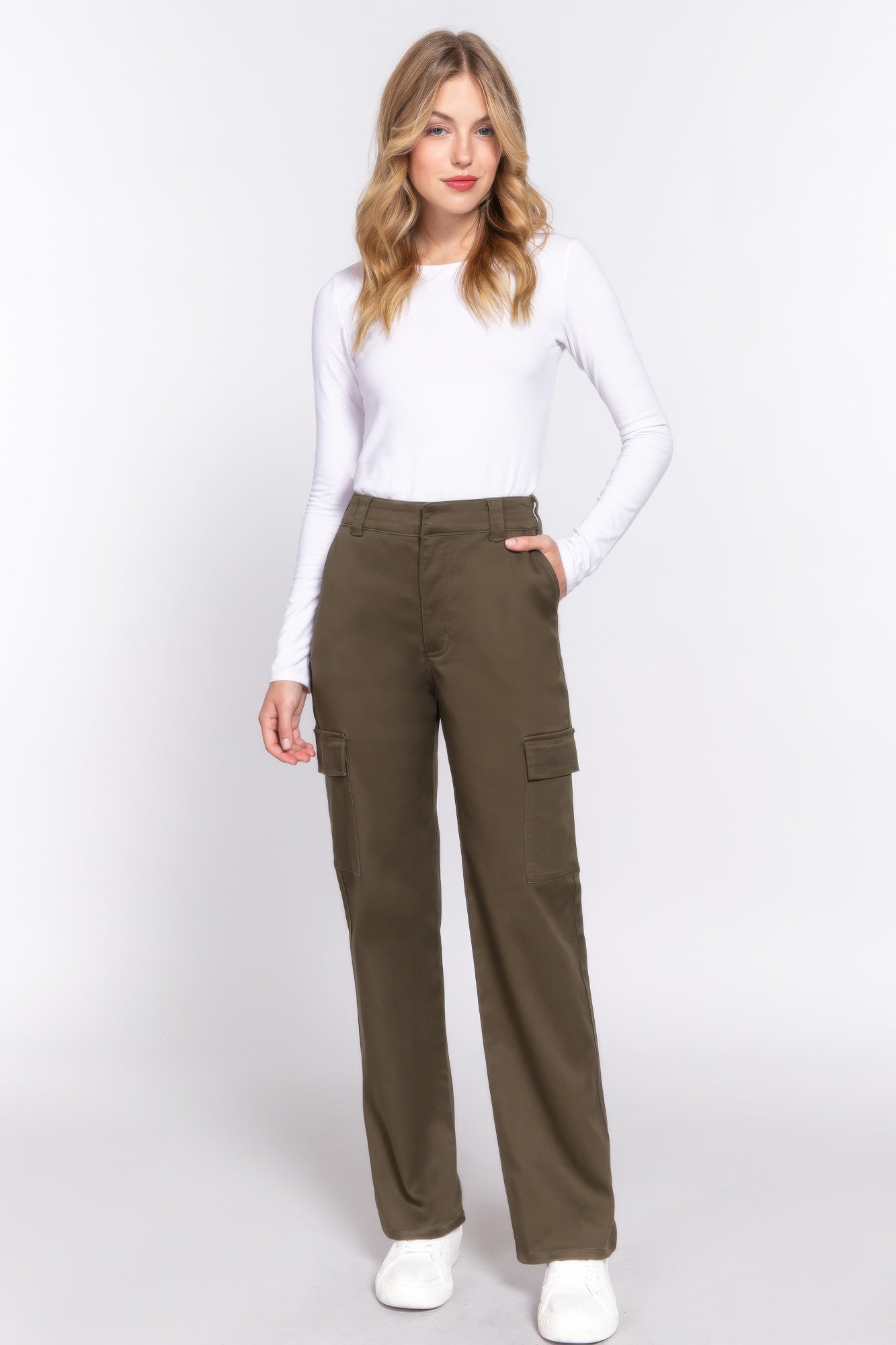 Straight Fit Long Pants        
