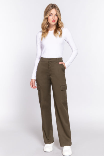 Straight Fit Long Pants        