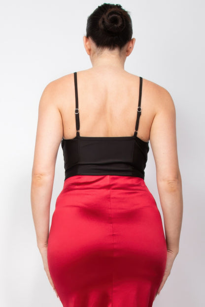 Solid Sweetheart Cami Bodysuit