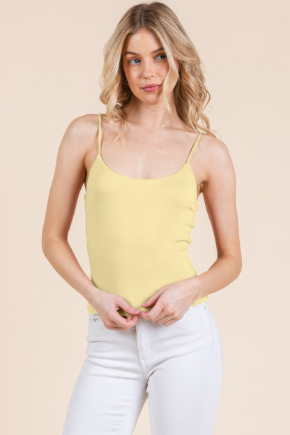 Basic Double Layers Fitted Cami Top